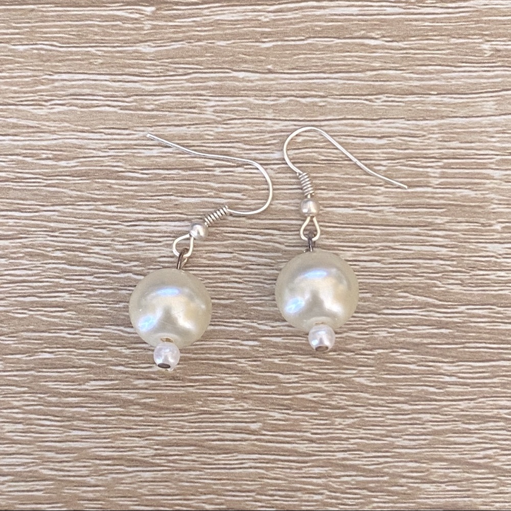 Pearl earrings
